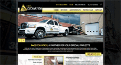 Desktop Screenshot of fabexcavation.com